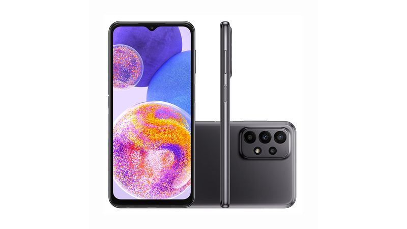 Smartphone SAMSUNG Galaxy A23 Preto 128GB 4GB Wi-Fi Dual Chip 4GB