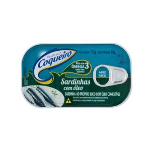 Sardinha com Óleo de Soja COQUEIRO Lata 125g