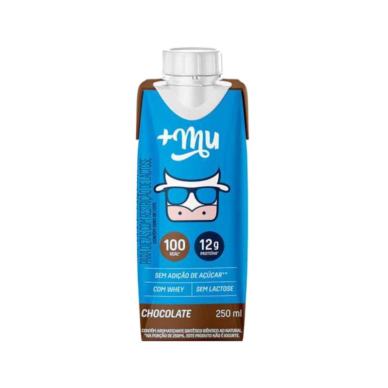 Bebida Láctea +MU Sabor Chocolate 250g