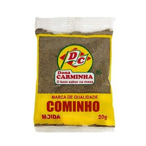 Cominho em Pó DONA CARMINHA Moído Pacote 50g