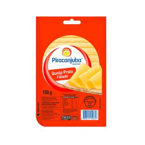 Queijo Prato Fatiado PIRACANJUBA Pacote 150g