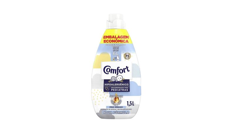 Amaciante Concentrado Comfort Hipoalergênico Intense - 500ml