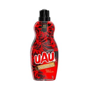 Amaciante Concentrado UAU Rosa e Sedução Frasco 1L
