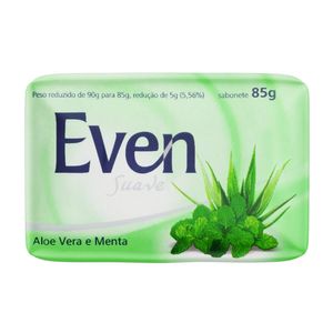 Sabonete Aloe Vera e Menta Even Suave Barra 85g