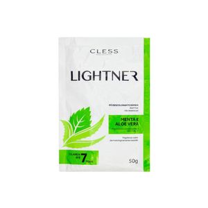 Descolorante Menta e Aloe Vera Pó Cless Lightner Sachê 50g