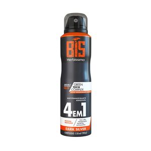 Desodorante Aerossol Herbíssimo Bis Dark Silver Frasco 150ml