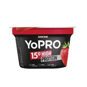 Iogurte YOPRO DANONE 15g de Proteína Morango Pote 160g