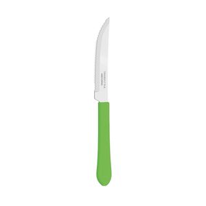 Faca Churrasco Inox Tramontina Leme Cor Verde 1 Unidade