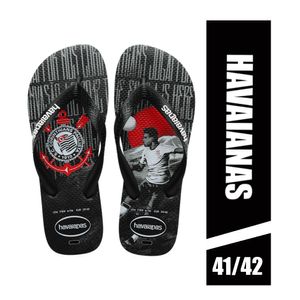 Chinelo Havaianas Top Times Corinthians Tamanho 41/42