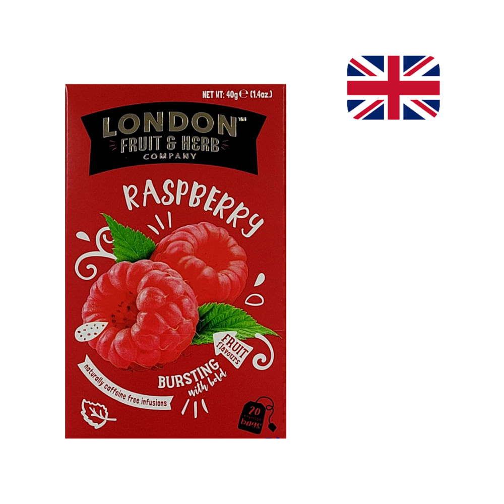 Ch Ingl s LONDON Framboesa caixa 40g