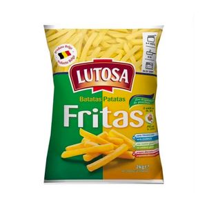 Batata Belga LUTOSA Corte Tradicional Congelada Pacote 2kg