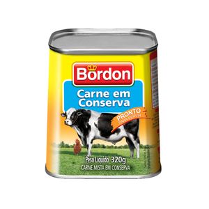 Carne Bovina Mista BORDON Em Conserva lata 320g