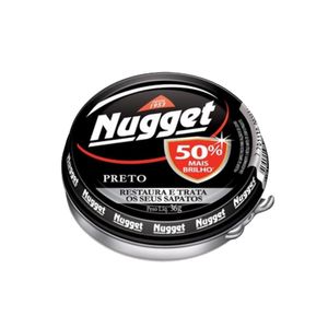 Polidor de Sapato Pasta Preto NUGGET Pote 36g