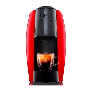 Cafeteira Expresso 3 CORACOES LOV Vermelho Brilhante Caixa 1un 127V