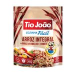 Arroz Cozinha Fácil TIO JOÃO Arroz Integral + Arroz Vermelho e Tomate Pacote 200g