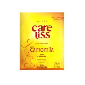 Pó Descolorante Care Liss Camomila Care Brilho e Hidratação Pacote 20g