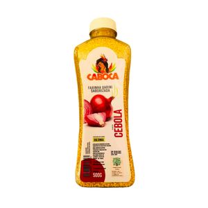 Farinha Uarini Saborizada CABOCA Sabor Cebola Garrafa 500g