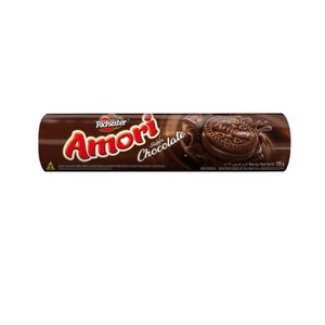 Biscoito Recheado AMORI Sabor Chocolate Pacote 125g