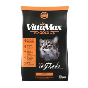 Ração para Gato Castrado VITTAMAX Salmão Pacote 10kg