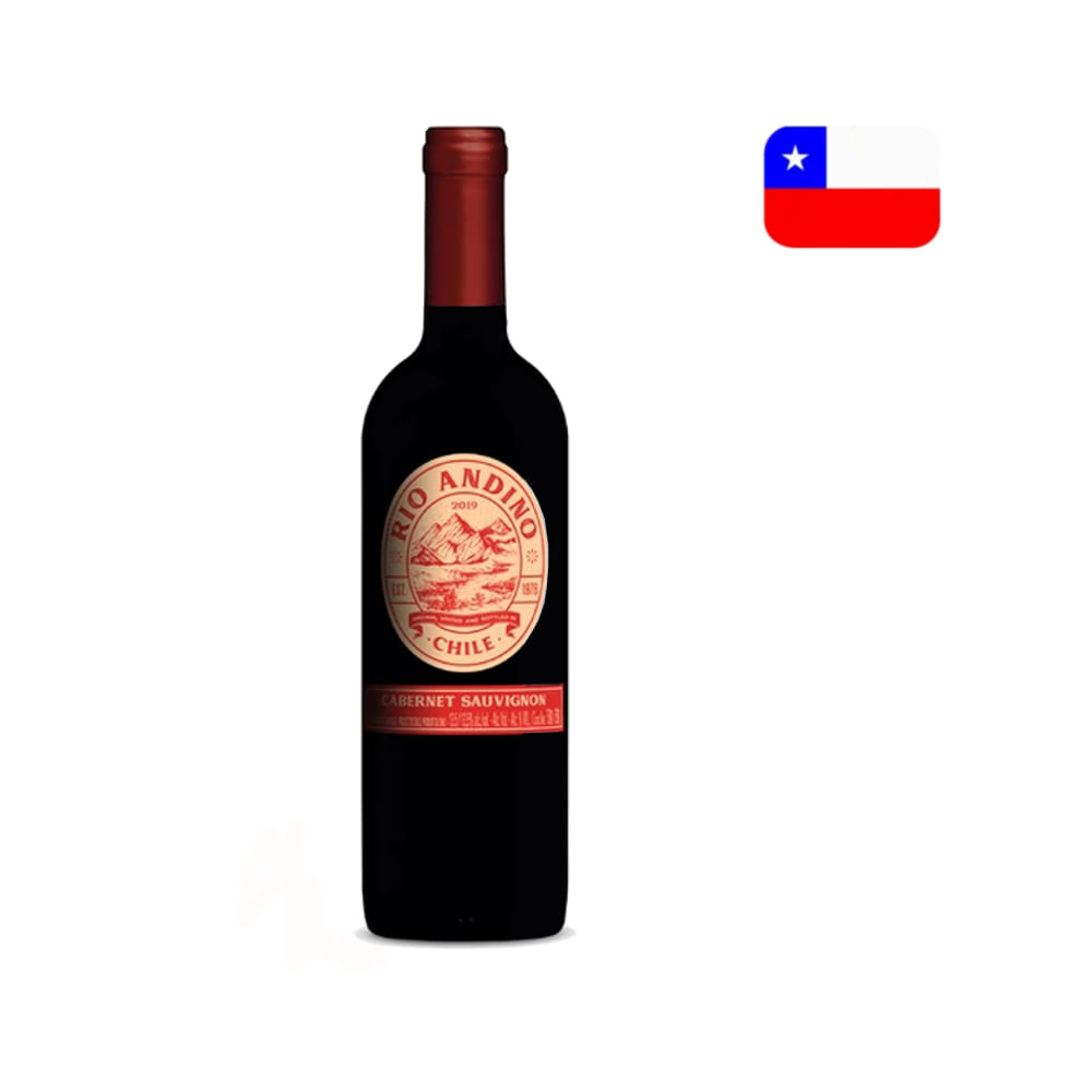 Vinho 8 Rios Cabernet Sauvignon Tinto 750ML Chileno - Vinho