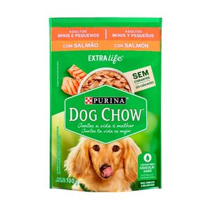 Ração Úmida para Cães Adulto DOG CHOW Salmão Sachê 100g