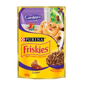 Ração FRISKIES Cordeiro ao Molho Sachê 85g