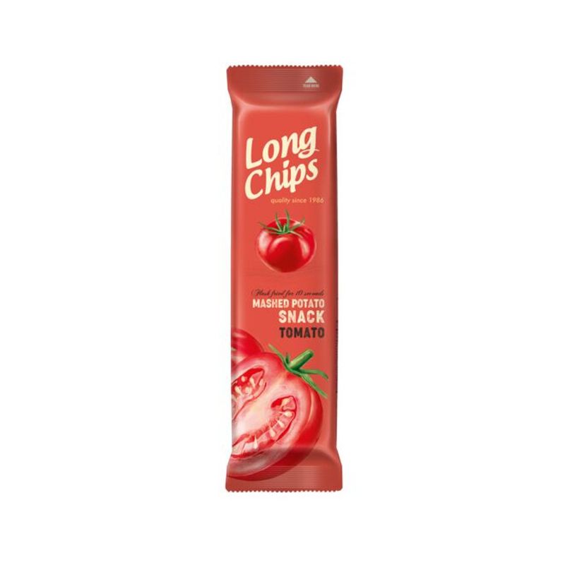 Snack Long Potato Chips Tomato Flavoured Embagem 75g