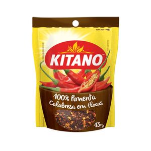 Pimenta Calabresa Kitano em Flocos Embalagem 13g