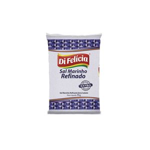 Sal Marinho DI FELÍCIA Refinado Extra Pacote 1kg