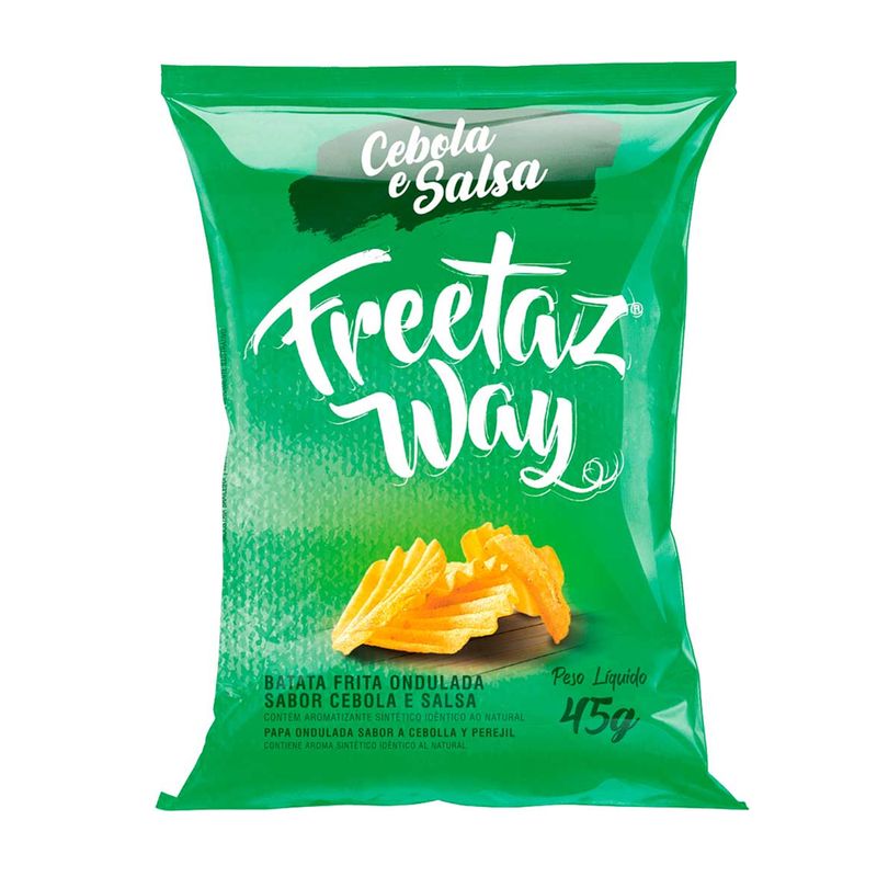 Batata Frita FREETAZ WAY Cebola e Salsa Pacote 45g