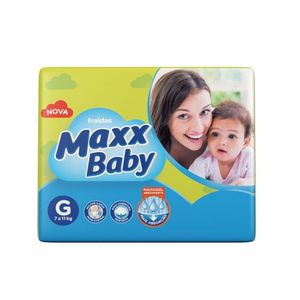 Fralda Descartável Infantil MAXX BABY G Mega Pacote 36un