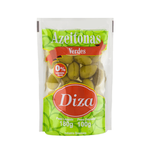 Azeitona Verde Inteira DIZA em Conserva Sachê 100g
