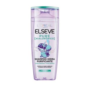 Shampoo Reidratante ELSEVE Pure Hialurônico Frasco 400ml