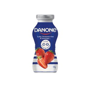 Iogurte Integral Danone Morango Frasco 170g
