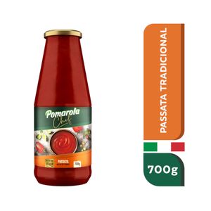 Molho de Tomate Passata POMAROLA Chef vidro 700g