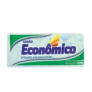 Sabão em Barra ECONÔMICO Verde 450g
