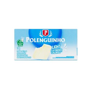Queijo Processado UHT Light Polenguinho Contém 8 Unidades Caixinha 136g
