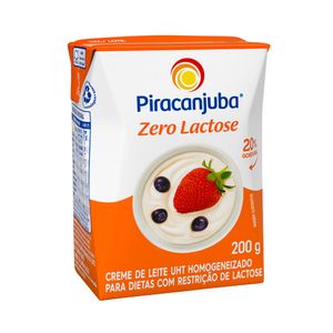 Creme de Leite PIRACANJUBA Zero Lactose Caixa 200g