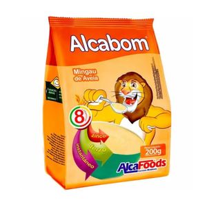 Mingau ALCABOM Aveia Pacote 200g