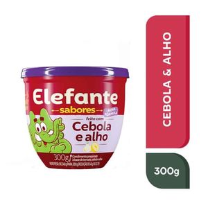 Extrato de Tomate ELEFANTE Cebola e Alho Pote 300g