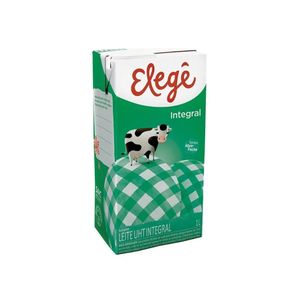 Leite UHT ELEGÊ Integral Caixa 1L