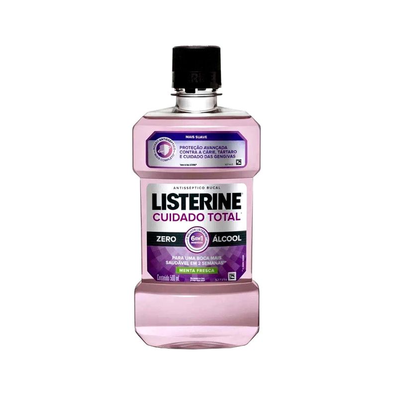 Antisséptico Bucal LISTERINE Cuidado Total Zero 500ml
