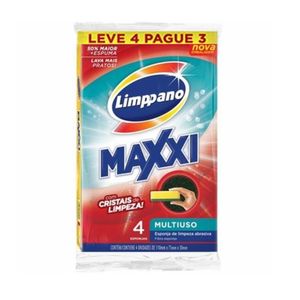 Esponja LIMPPANO Multiuso Maxxi Leve 4 Pague 3 Unidades