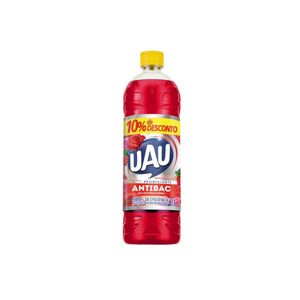 Desinfetante Uau Antibac Flor e Frustas Vermelhas 10% desconto Frasco 1L