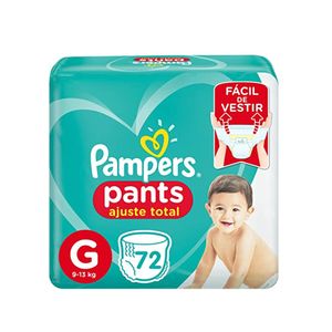 Fralda Descartável Infantil PAMPERS Pants Roupinha G Pacote 72un