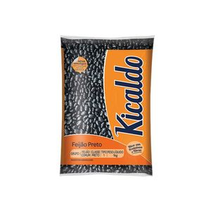 Feijão Preto Tipo 1 Kicaldo Pacote 1kg