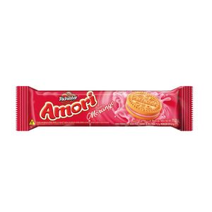 Biscoito Recheado AMORI Morango Pacote 71,2g
