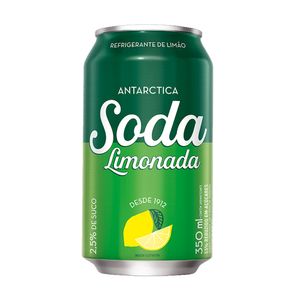 Refrigerante Soda Limonada Antarctica Lata 350ml
