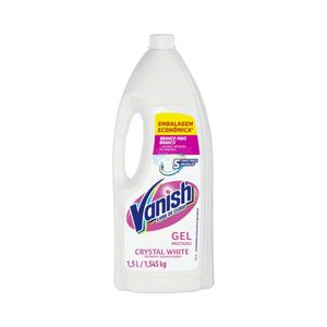 Tira Manchas em Gel VANISH Crystal White para roupas brancas 1,5L