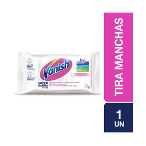 Tira Manchas em Barra VANISH White Roupas Brancas 75g